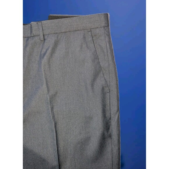 NWT CALVIN KLEIN Men's Blueish Gray Dress Slacks Pants Size 40x32 - Picture 3 of 7